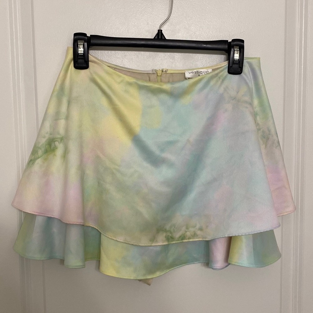 Vestique tie dye skort